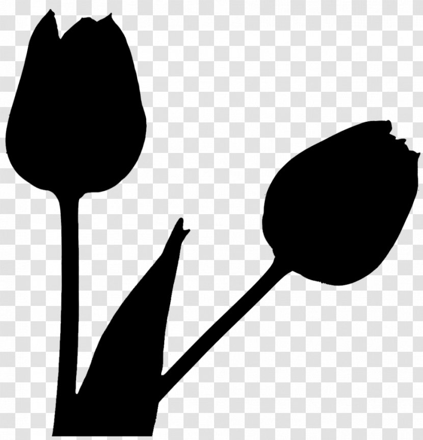 Leaf Clip Art Flower Plant Stem Silhouette - Tulip Transparent PNG