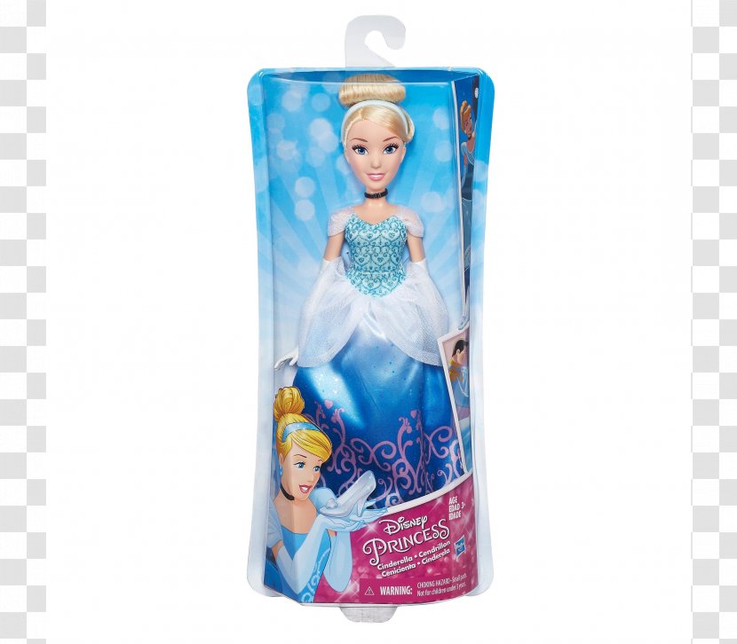 Cinderella Disney Princess Royal Shimmer Rapunzel Doll Ariel Belle - Toy Transparent PNG
