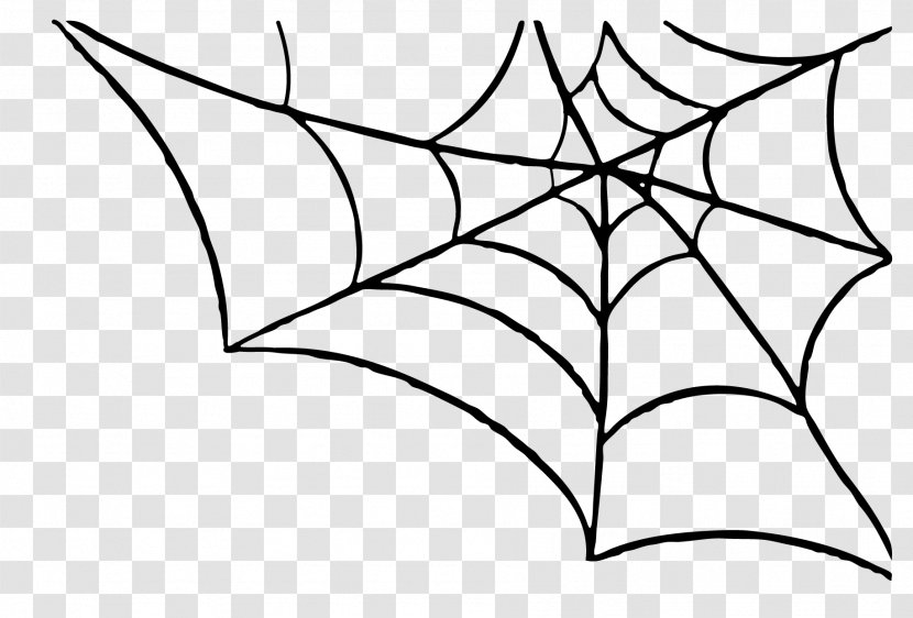 Spider Web Clip Art - White - Spiderweb Transparent PNG