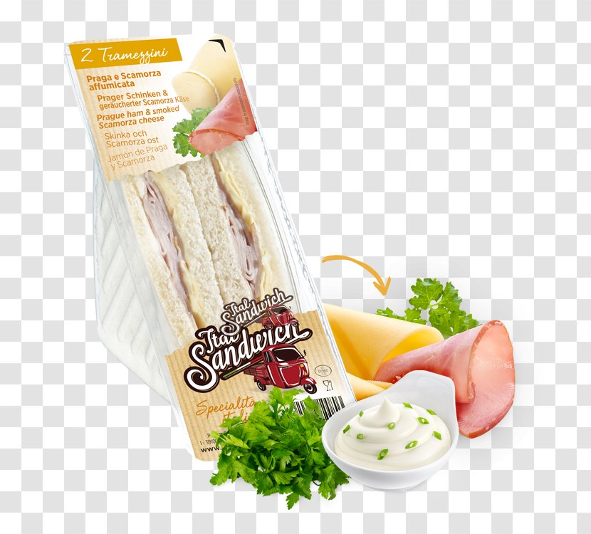 Tramezzino Ham Sandwich Flavor Fast Food - Recipe Transparent PNG