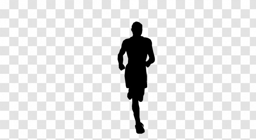 Silhouette Woman Jogging Stock Footage Clip Art - Monochrome Photography - Man Transparent PNG