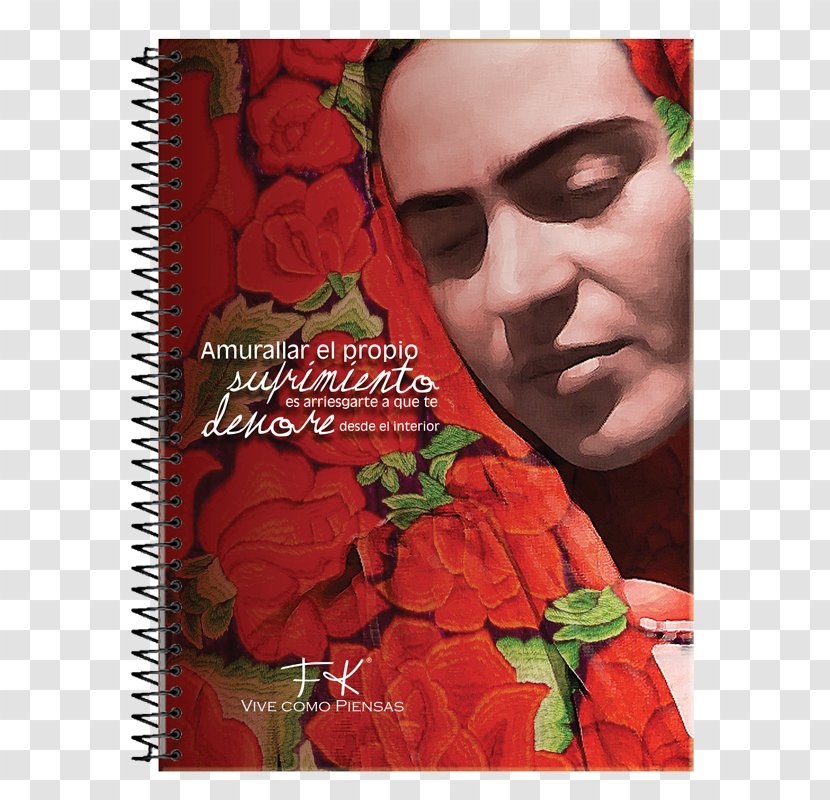 Industrias Danpex Notebook Diary Office File Folders - Silhouette - Frida Kalo Transparent PNG