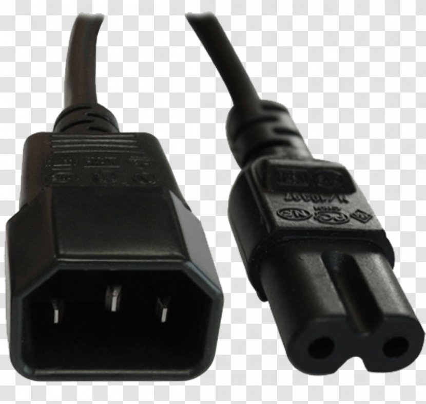 AC Adapter Power Plugs And Sockets Electrical Cable Connector - Iec 60320 Transparent PNG