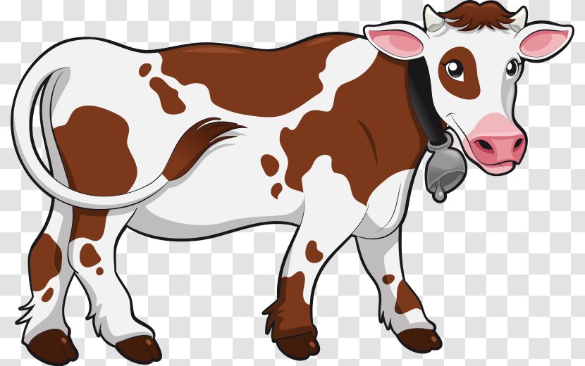 Hereford Cattle Angus Holstein Friesian Black Baldy Welsh - Cartoon - Cow Eating Cliparts Transparent PNG