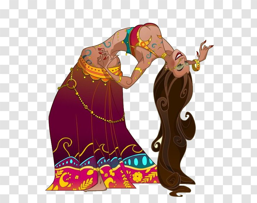 American Tribal Style Belly Dance Fusion Art - Dancer Transparent PNG