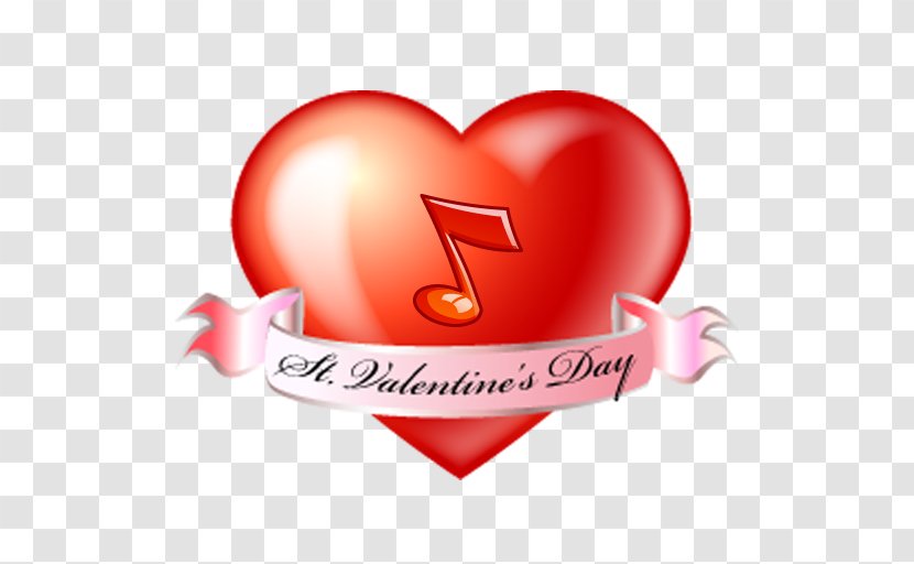 Valentine's Day Heart Logo Clip Art - Silhouette Transparent PNG