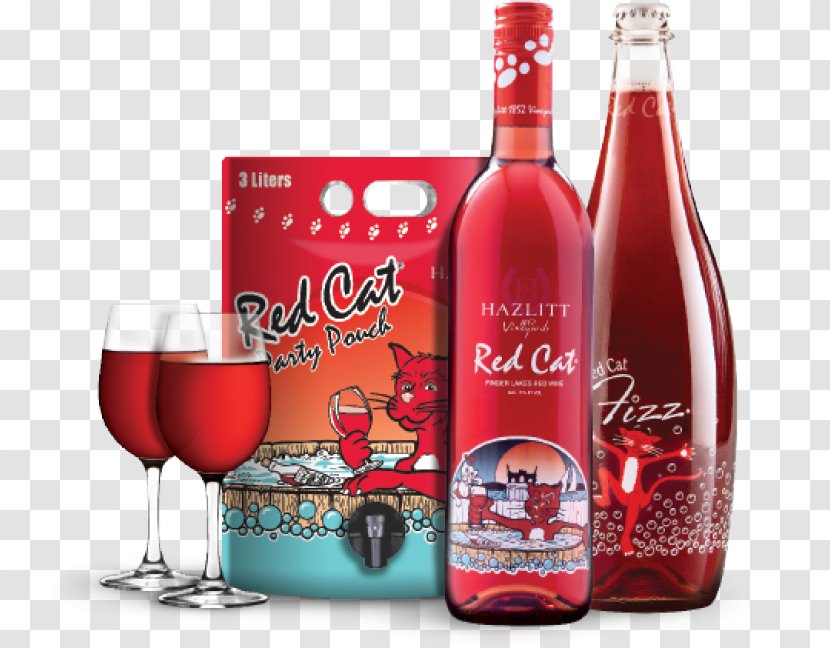 Liqueur Red Wine Common Grape Vine Tinto De Verano - Cat Transparent PNG