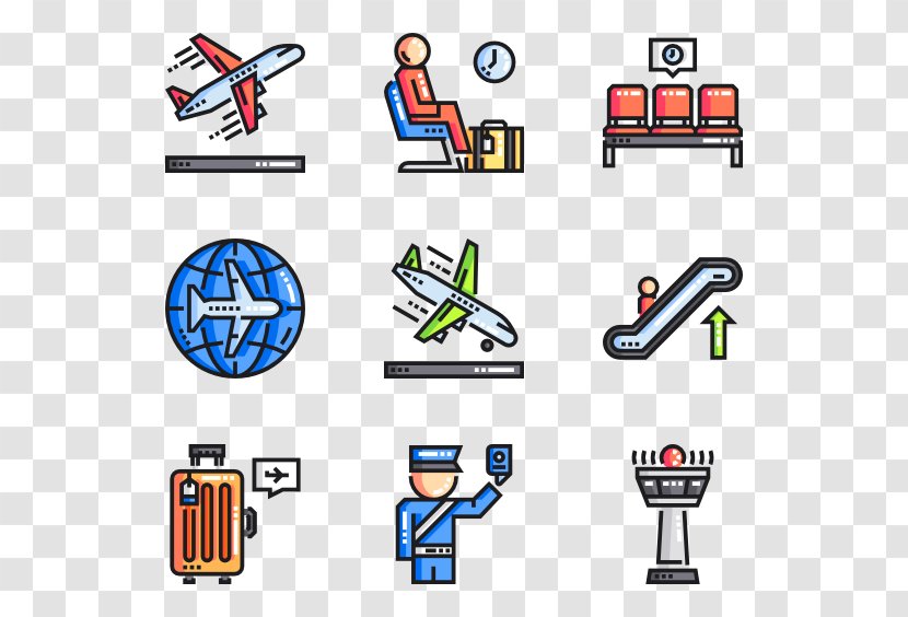 Clip Art Vector Graphics Image - Logo - Airport Streamer Transparent PNG