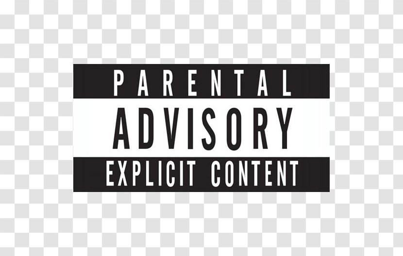 Parental Advisory Sticker Decal Logo T-shirt - Silhouette Transparent PNG