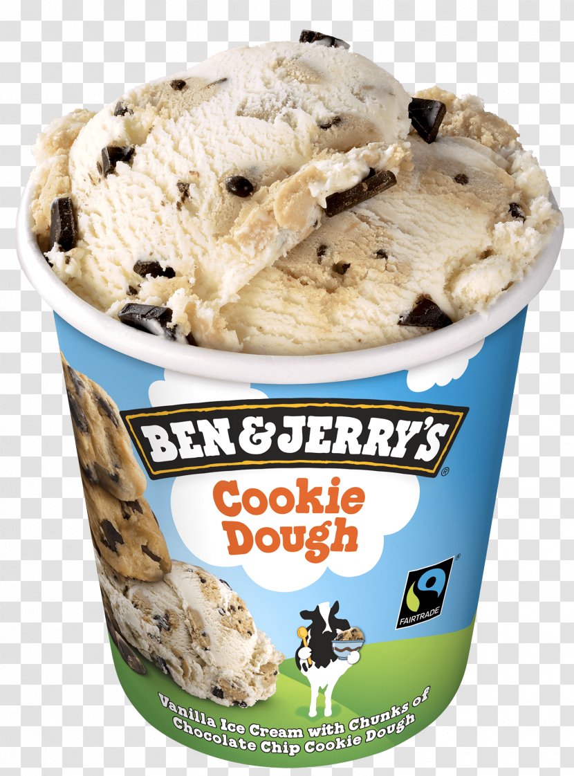 Ice Cream Chocolate Chip Cookie Brownie Ben & Jerry's Fudge Transparent PNG