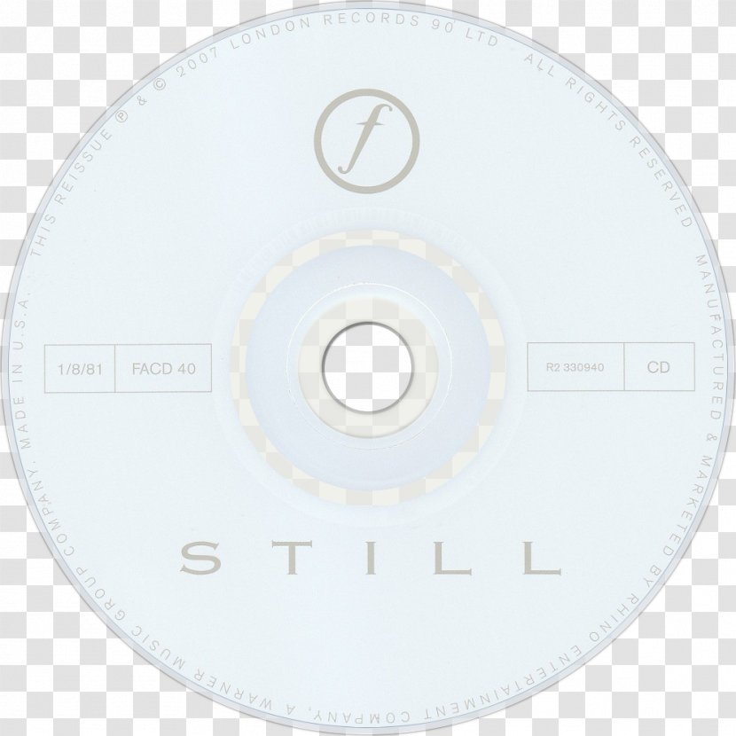 Compact Disc - White - Joy Division Transparent PNG