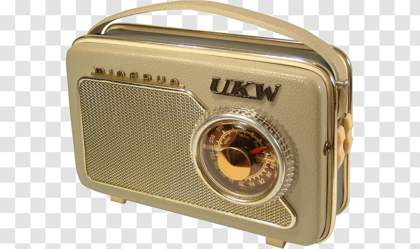 Transistor Radio Antique FM Broadcasting - Old Transparent PNG