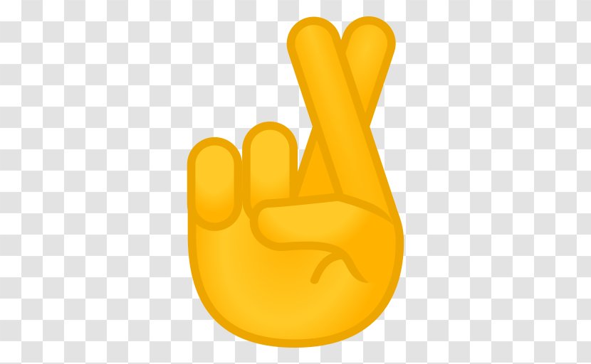Crossed Fingers Emojipedia Index Finger - Gesture - Emoji Transparent PNG
