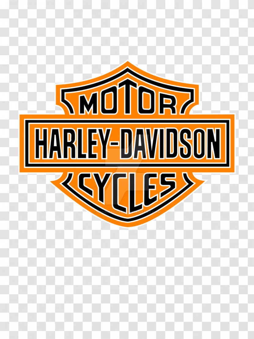 Eagle's Nest Harley-Davidson Motorcycle Logo Softail - Orange Transparent PNG