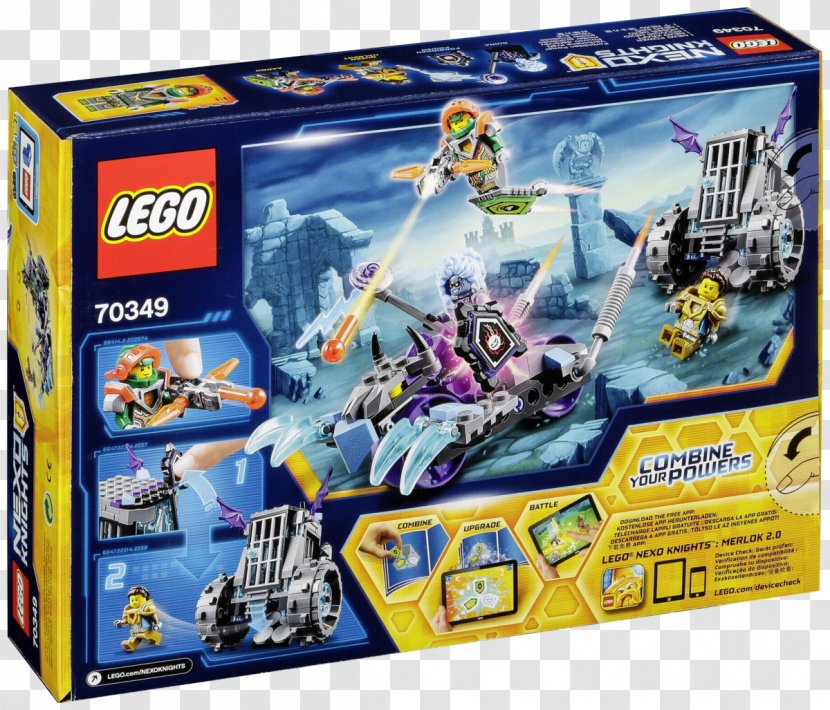 LEGO 70349 NEXO KNIGHTS Ruina's Lock & Roller Amazon.com Construction Set Lego Minifigure - Knight - Frame Transparent PNG