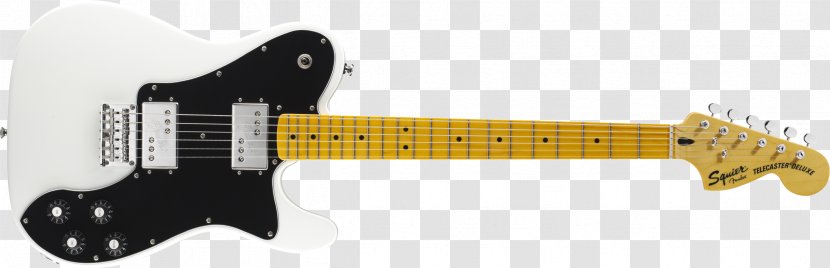 Fender Telecaster Deluxe Squier Custom J5 - Guitar - Electric Transparent PNG