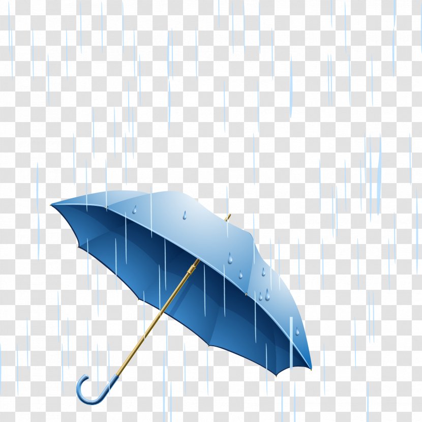 Rain Umbrella Euclidean Vector Illustration - Vecteur Transparent PNG