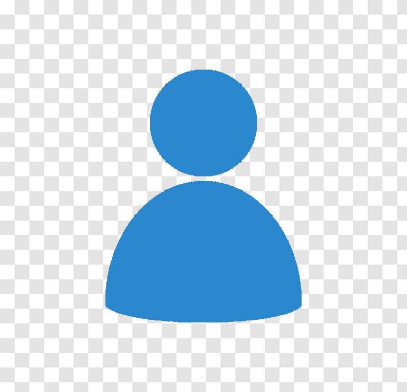 User Profile Social Web - Azure - Electric Blue Transparent PNG