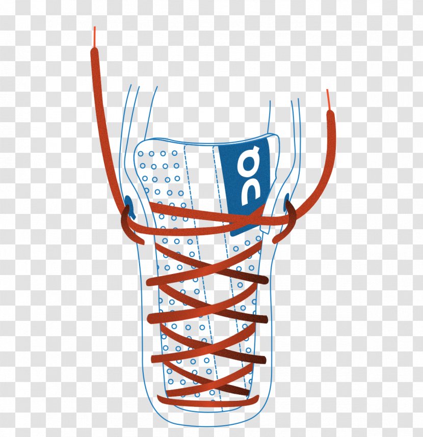 Shoelaces Sneakers Footwear - Sross Stitch Loop Transparent PNG