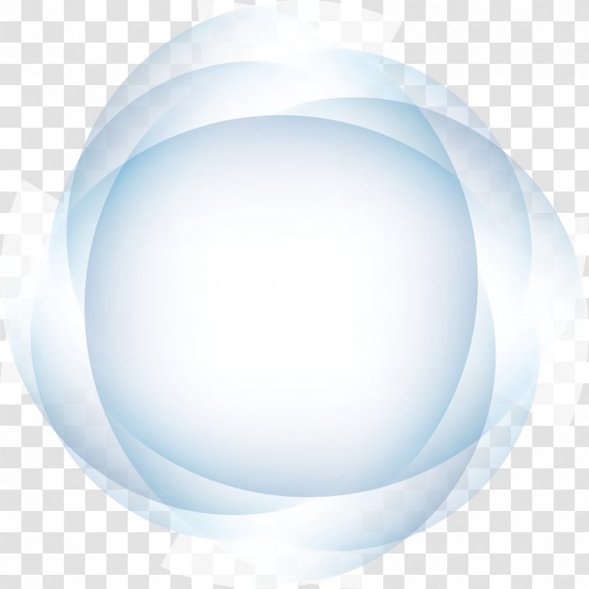 Download Icon - Sky - Hand Painted Blue Circle Transparent PNG