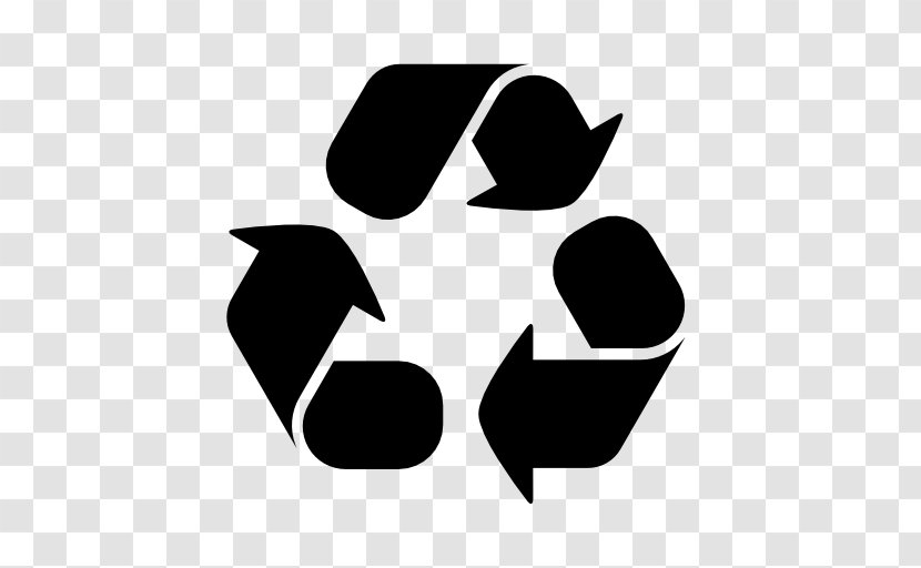 Recycling Symbol Plastic - Black - Recycling-symbol Transparent PNG