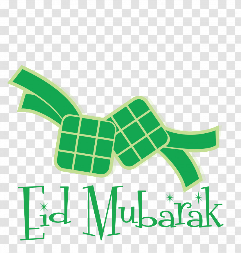 Eid Mubarak Ketupat Transparent PNG