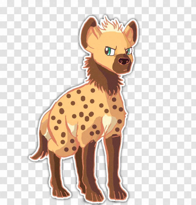 Giraffe Cat Horse Mammal Terrestrial Animal - Hyena Transparent PNG