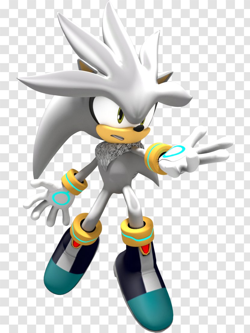 Sonic And The Black Knight 3D Hedgehog Silver - Mascot Transparent PNG