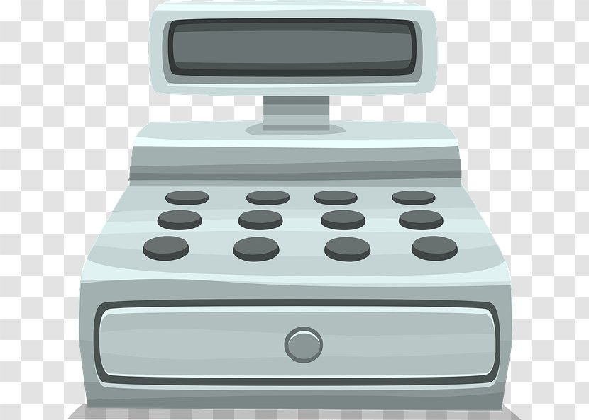 Cash Register Money Retail Clip Art - Sticker Transparent PNG