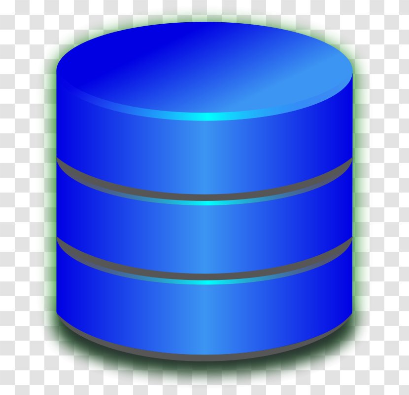 Oracle Database Clip Art - Electric Blue - Db Cliparts Transparent PNG