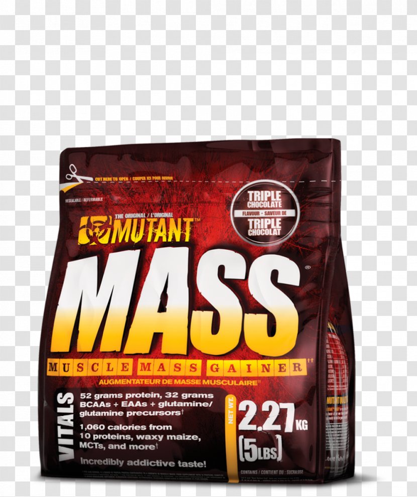 Dietary Supplement Gainer Bodybuilding Mass Mutant - Snack Transparent PNG