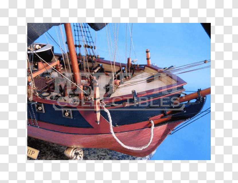 Schooner Ship Model Brigantine Clipper - Galleon - Pirates Of The Caribbean Transparent PNG