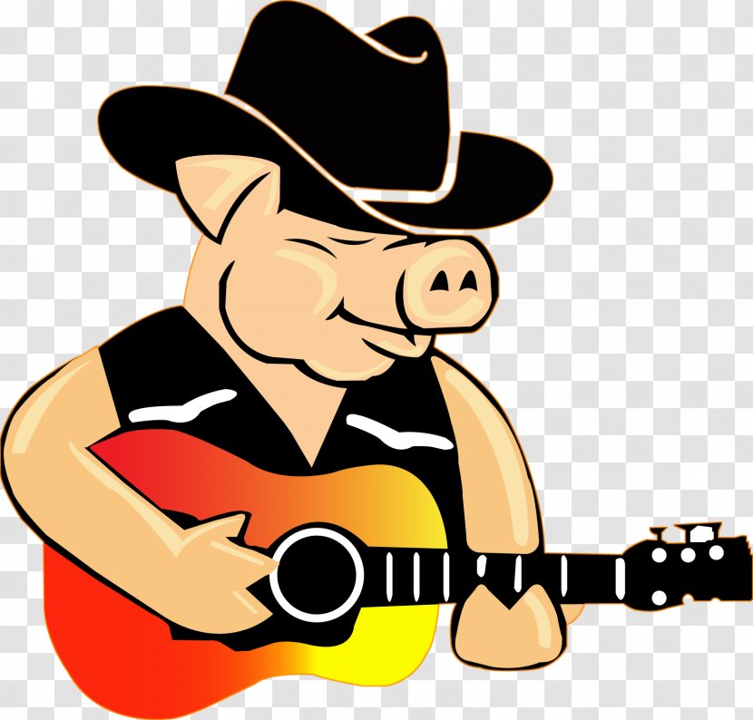 Logo Web Development Domestic Pig Barbecue - Cowboy Hat - Bbq Transparent PNG