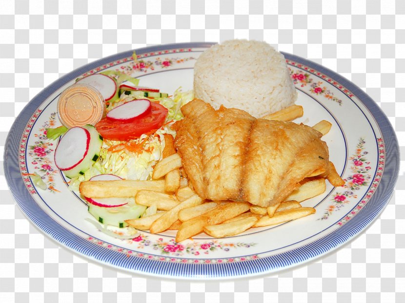French Fries Full Breakfast Carapulcra Recipe Fish And Chips Transparent PNG