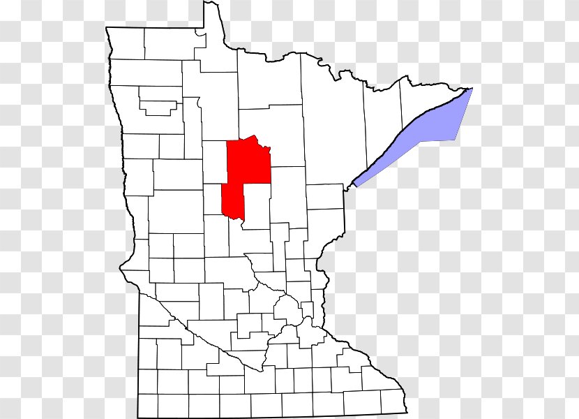 Ramsey County, Minnesota Crow Wing May Township, Cass Houston Badger - County - Map Transparent PNG