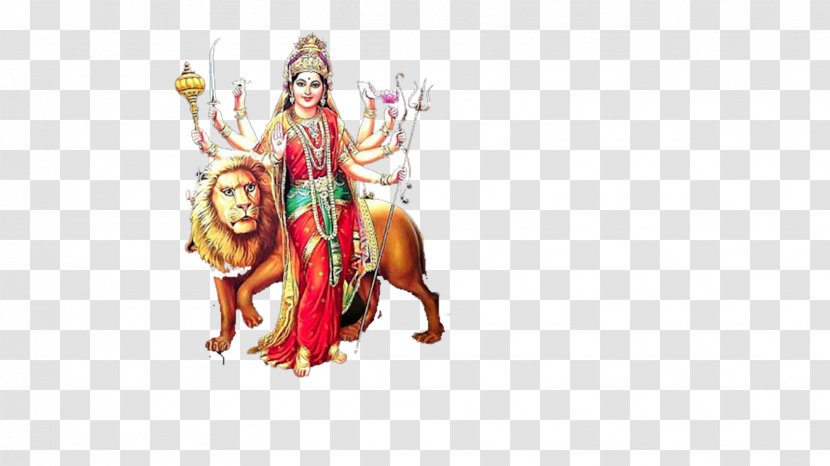 Desktop Wallpaper Durga Puja Navaratri - Text - Navratri Transparency And Translucency Transparent PNG