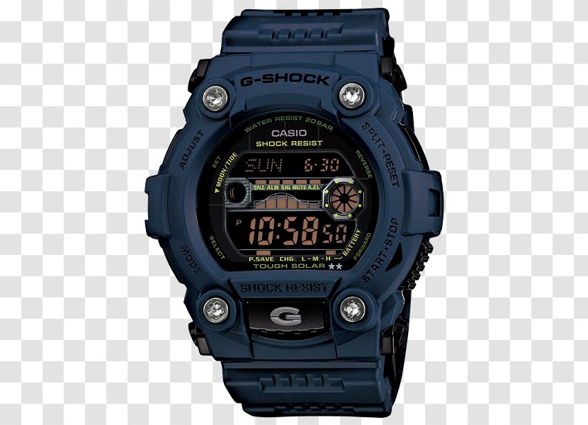 Master Of G G-Shock Solar-powered Watch Casio - Clock Transparent PNG
