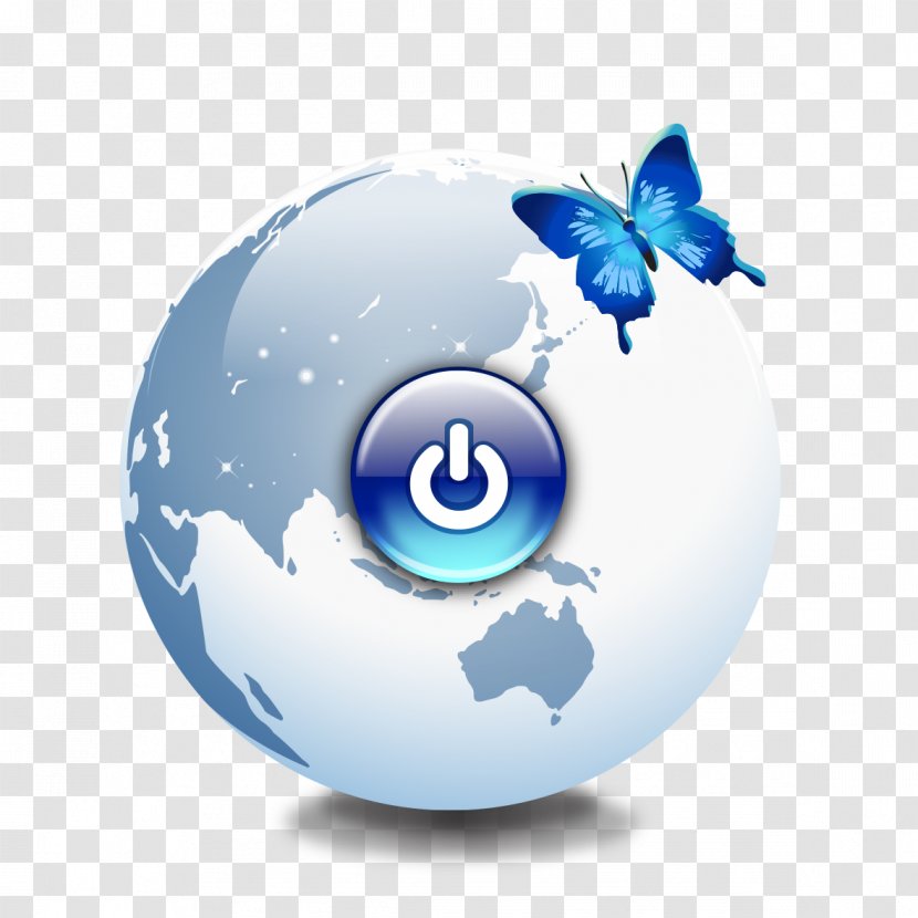 Button Data Mining Business Software - Sphere - Click On The Blue Transparent PNG
