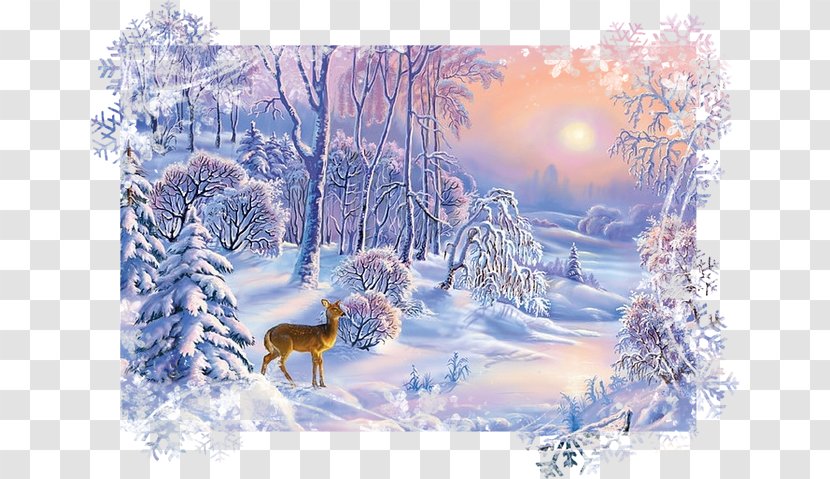 Painting Winter Landscape Art - Applied Arts - Teli Transparent PNG