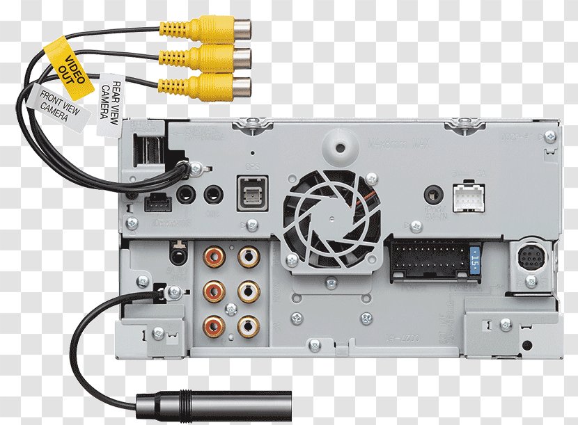 Vehicle Audio Kenwood EXcelon DDX9903S ISO 7736 Automotive Head Unit CarPlay - Hardware - RCA Connector Transparent PNG
