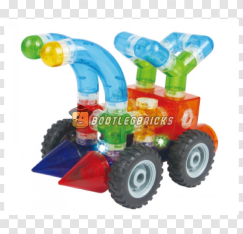 Plastic Magnet Toy Block - Vehicle Transparent PNG