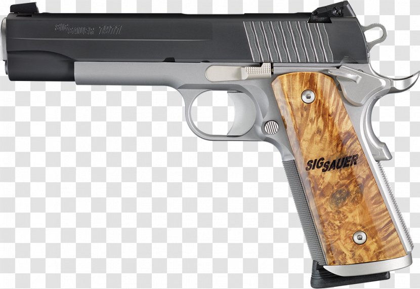 SIG Sauer 1911 .45 ACP M1911 Pistol - Sight - Match Transparent PNG
