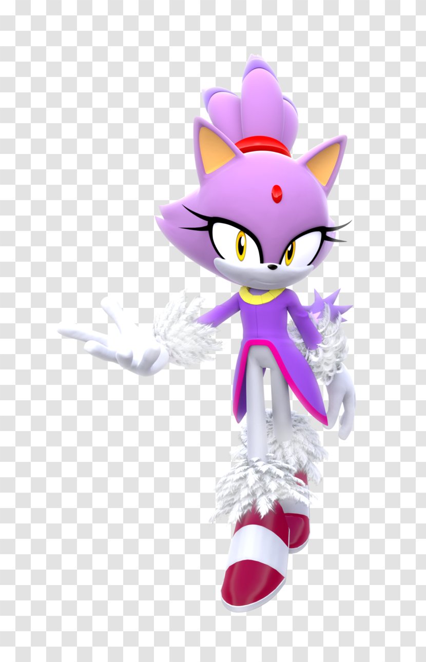Blaze The Cat Mario & Sonic At Olympic Games Burning Transparent PNG
