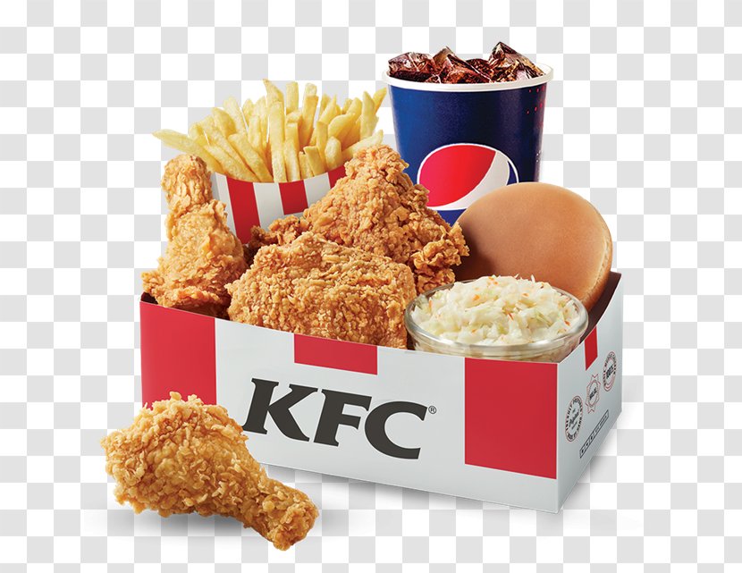 KFC French Fries Take-out Meal Dinner - Fried Chicken - Menu Transparent PNG