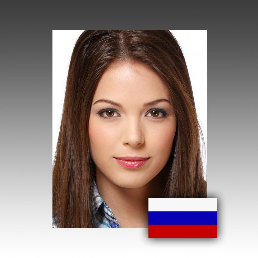 Internal Passport Of Russia Human Hair Color Coloring - Eyebrow Transparent PNG