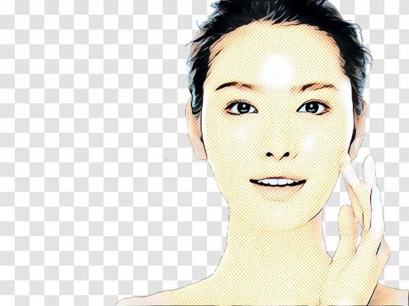 Face Skin Cheek Hair Chin - Retro - Jaw Facial Expression Transparent PNG