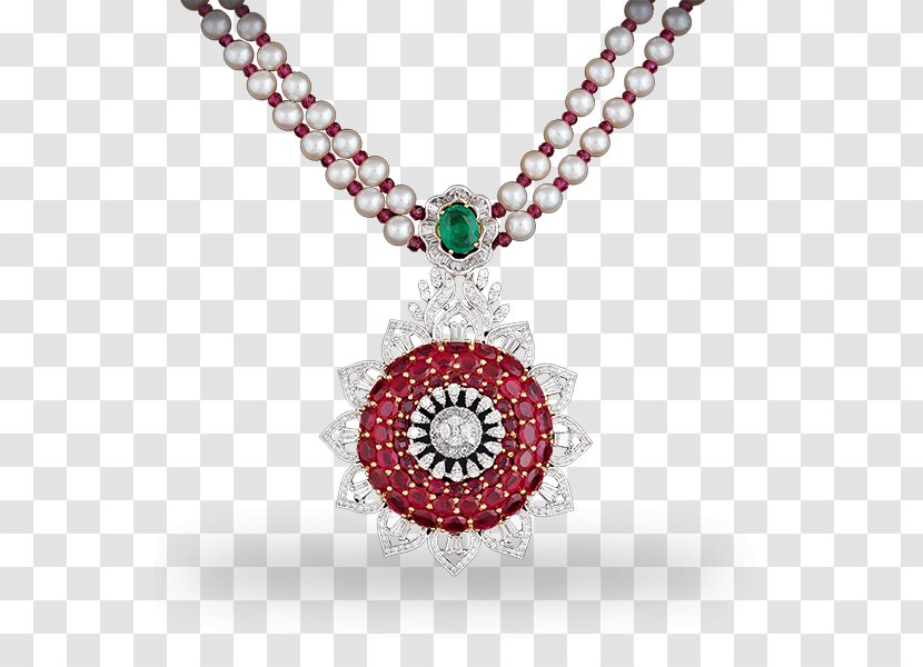 Ruby Locket Necklace Jewellery Gemstone Transparent PNG