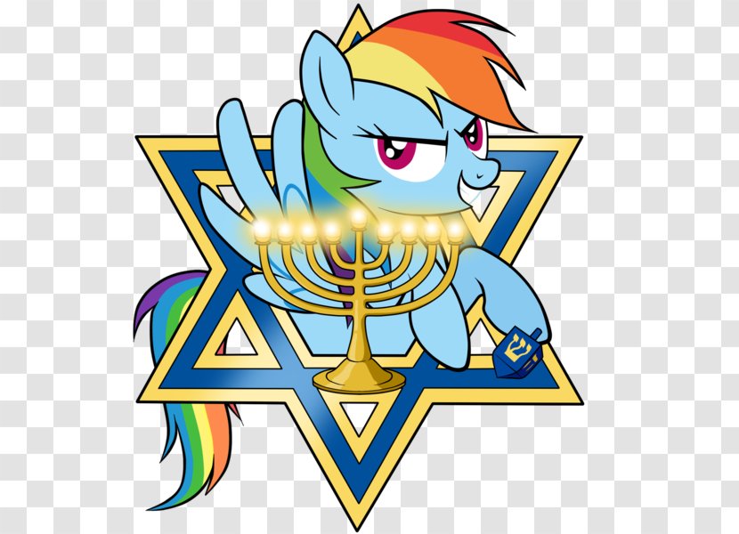 Rainbow Dash Pony Rarity Pinkie Pie Hanukkah - Fictional Character - Chanukah Iii Transparent PNG