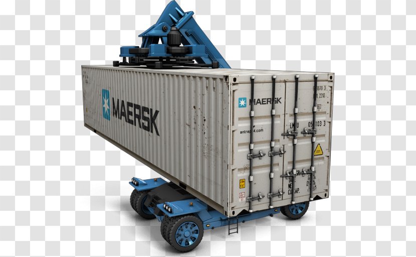 Rail Transport Intermodal Container Cargo - Ship - Crane Transparent PNG