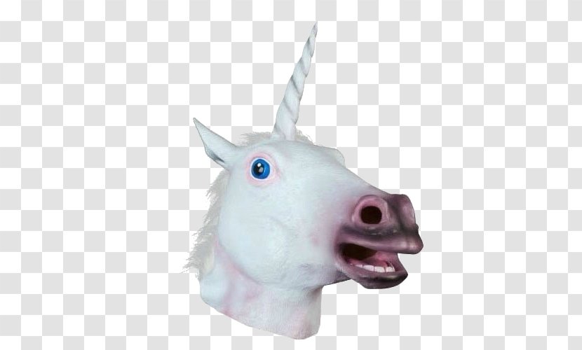 Horse Head Mask Costume Party Halloween - Latex Transparent PNG